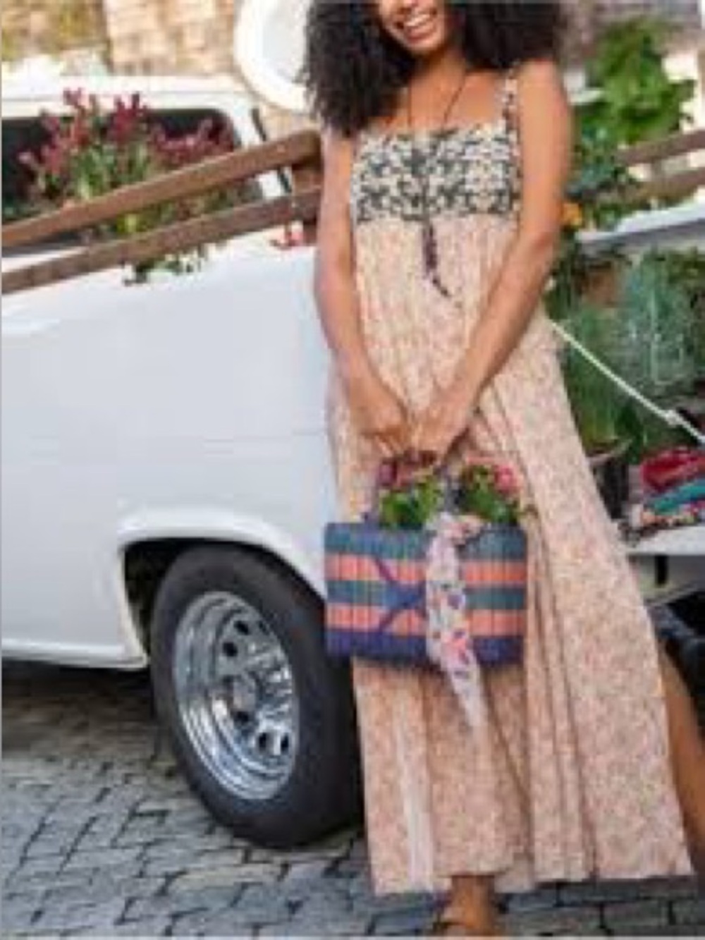 Natural Life Patti Side Slit Maxi Dress